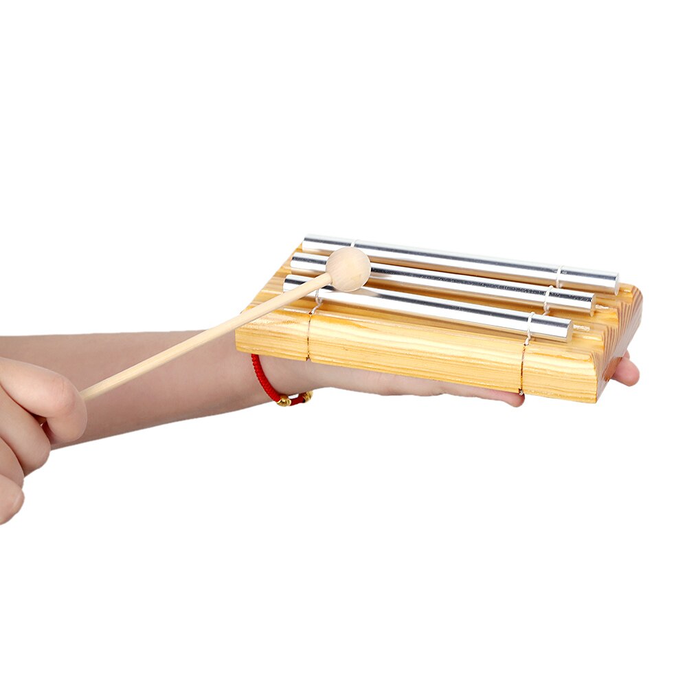 Percussie Muziekinstrument Drie Tone Energy Chime Met Mallet Prachtige Kid Kinderen Slaginstrument