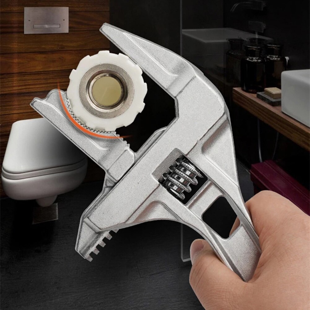 Wide Spanner Wrench Adjustable 68mm ARC Jaw Multifunctional Bathroom Plumber