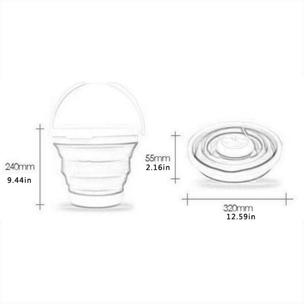 Lave linge pliant ultrasons Turbo Mini lave linge Mini chaussettes et culottes nettoyage artefact