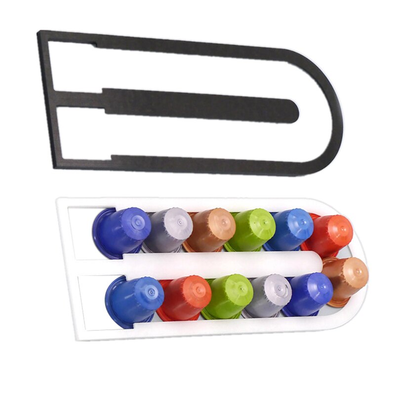 10 stuks metalen koffiecuphouder aluminium standaard koffierek koffiecapsulehouder koffiestandaard voor nespresso-capsulehouder