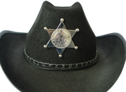 Sombreros de vaquero para Hombre y mujer, Sombrero de Cowboy del oeste para papá, Sombrero de caballero, Sombrero de Jazz para Hombre, Sombrero veneciano Retro, Sombrero para de Halloween: black
