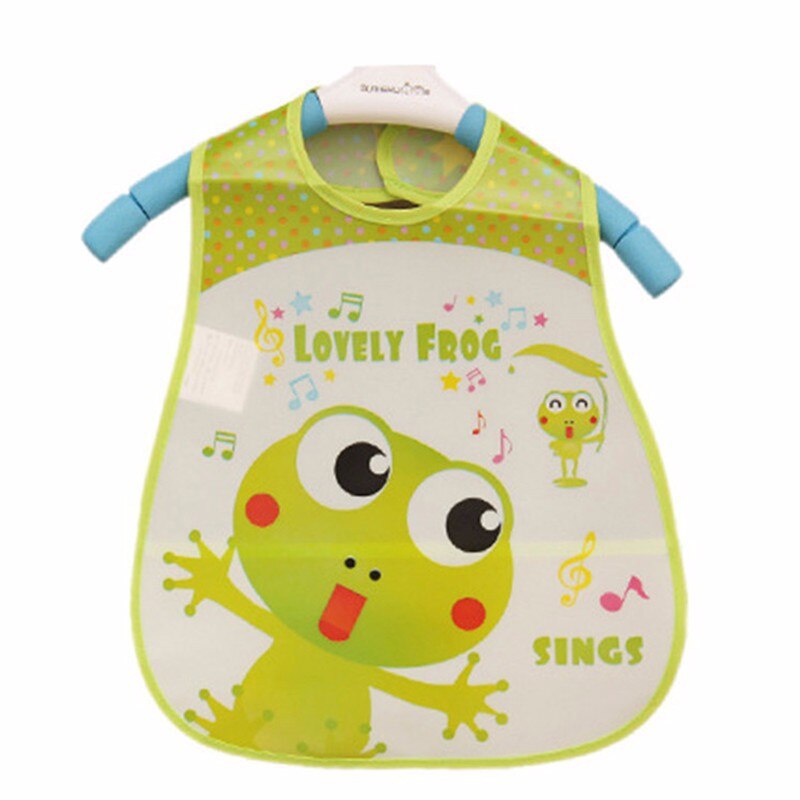Baberos de bebé UNIKIDS impermeable elefante de dibujos animados niños Baberos ropa de ropa de toalla ropa de niños Accessori: Gris oscuro