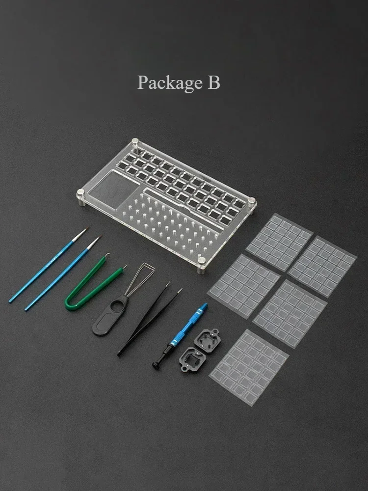 Mechanical Keyboard DIY Kit Lubricated Plate Shaft / Oil Filled Plate Shaft / Opener Mechanical Keyboard Kit: Natural
