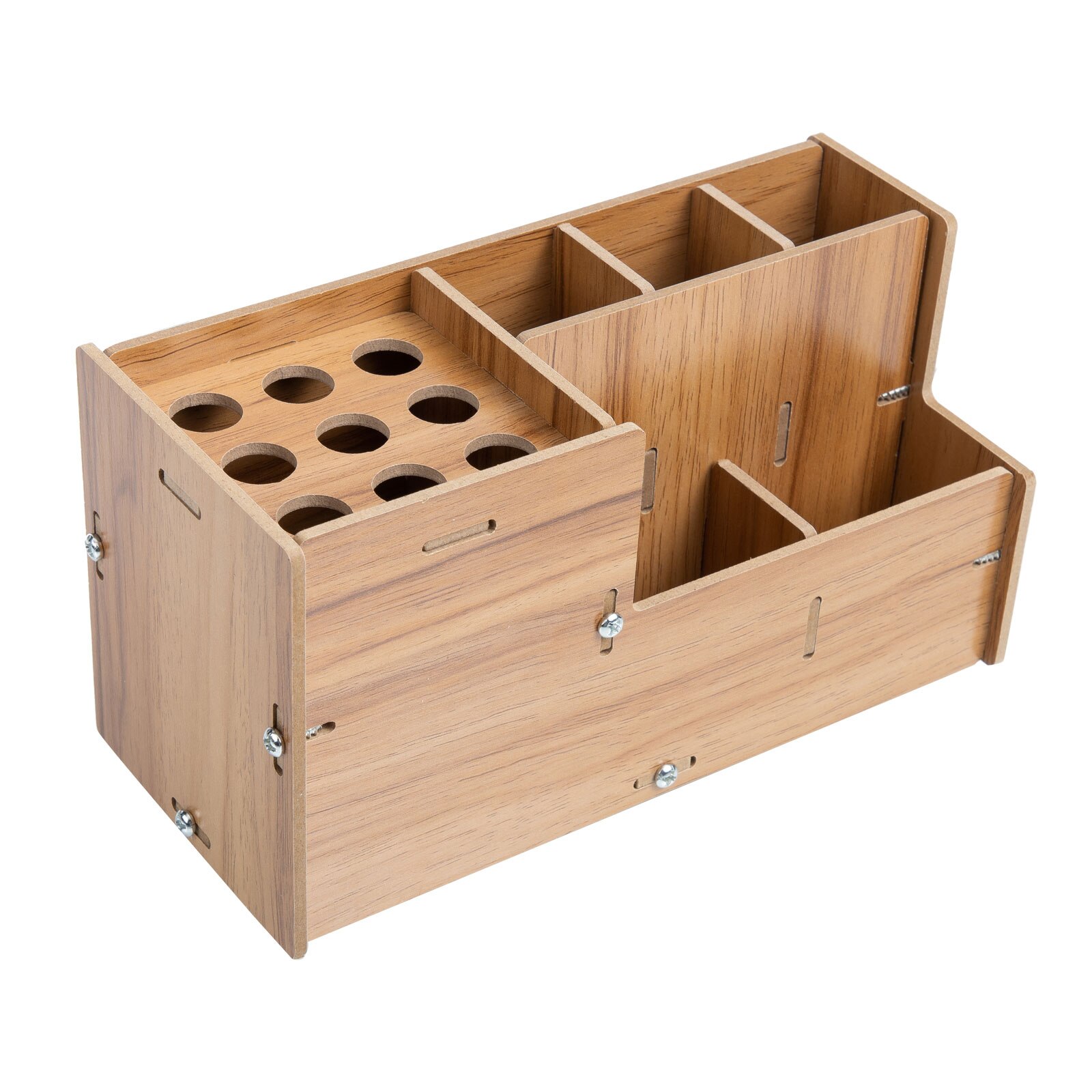 Multifunctional Wood Hairdressing Tool Box Barbershop Storage Scissor Hair Clips Comb Clamps Organizer Stand Case Salon: G21 A