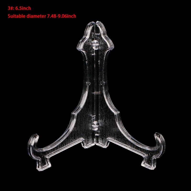 Plastic Display Stand Dish Rack Plate Bowl Picture Frame Photo Pedestal Holder