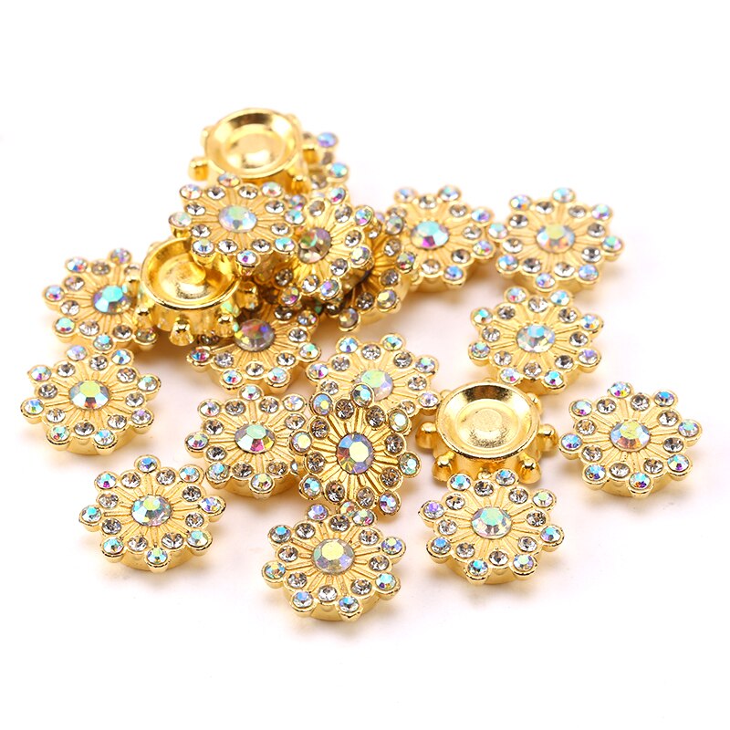 Perles pour vêtements, chaussures, boutons, accessoires de peinture artisanale, Clips pour cheveux, robes, chapeaux et sacs pour enfants,: 100ps / AB color-bag