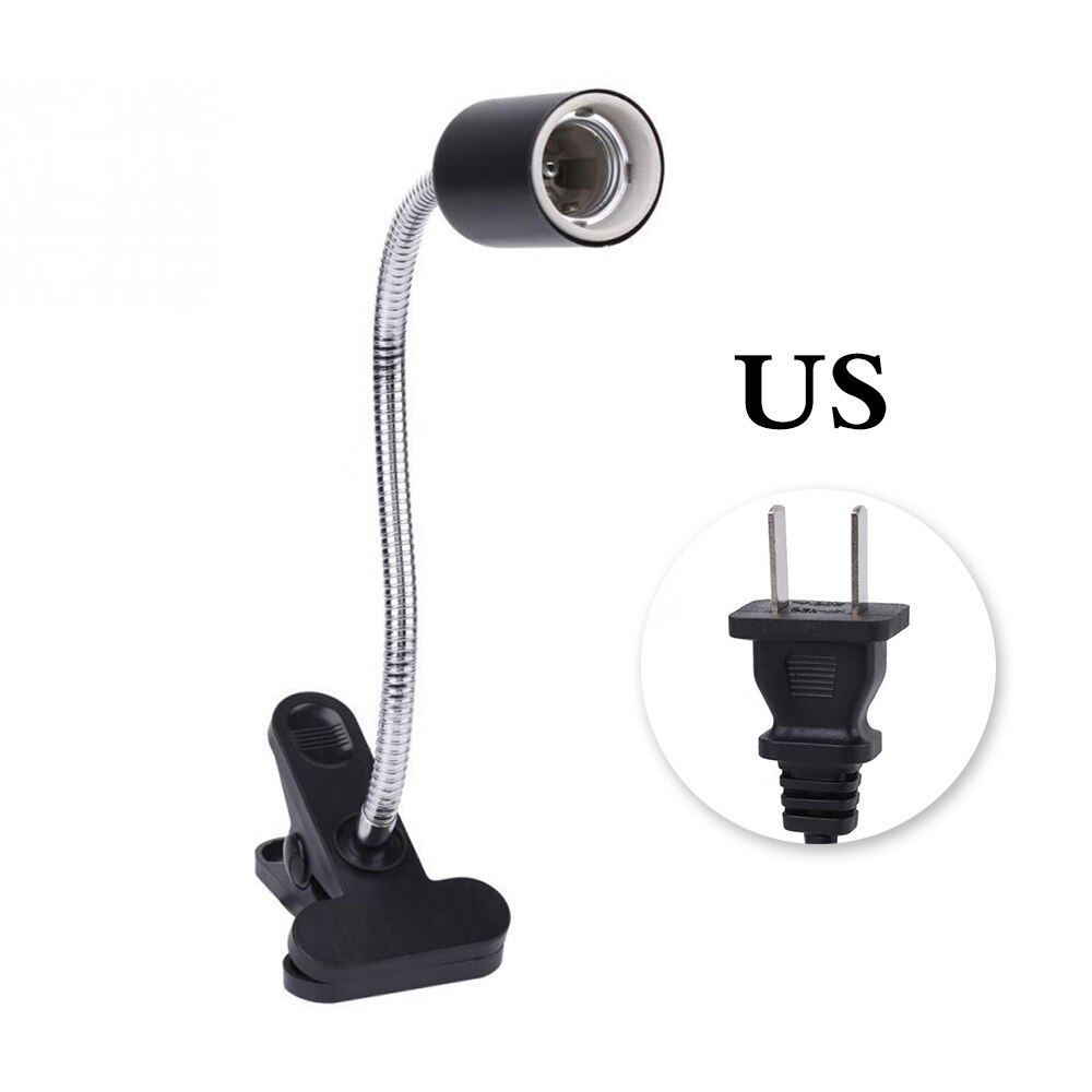 Reptile Light Stand Set UVB Lamp Clip-On Lamp Holder Turtle Tortoise Basking Lamp Reptile Amphibians Habitat Lighting Kit: US Plug