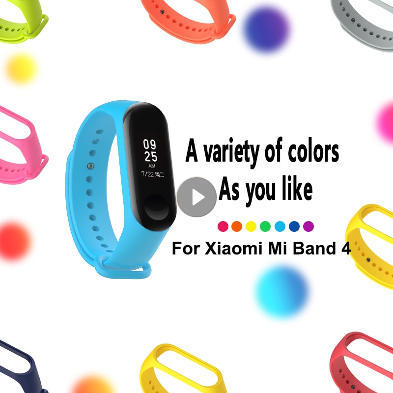 Smart Sport Armband Patroon Band Tpu Eenvoudig Te Gebruiken Voor Xiaomi Mi Band 4 Polsband Gierst Armband Smart Accessoires