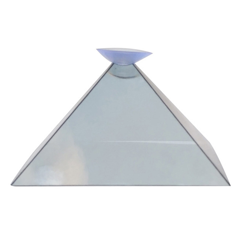 1pc Mini 3D Projector Phone Holder Hologram Pyramid Display Video Stand Universal Material Mobile Phone Accessories: 2