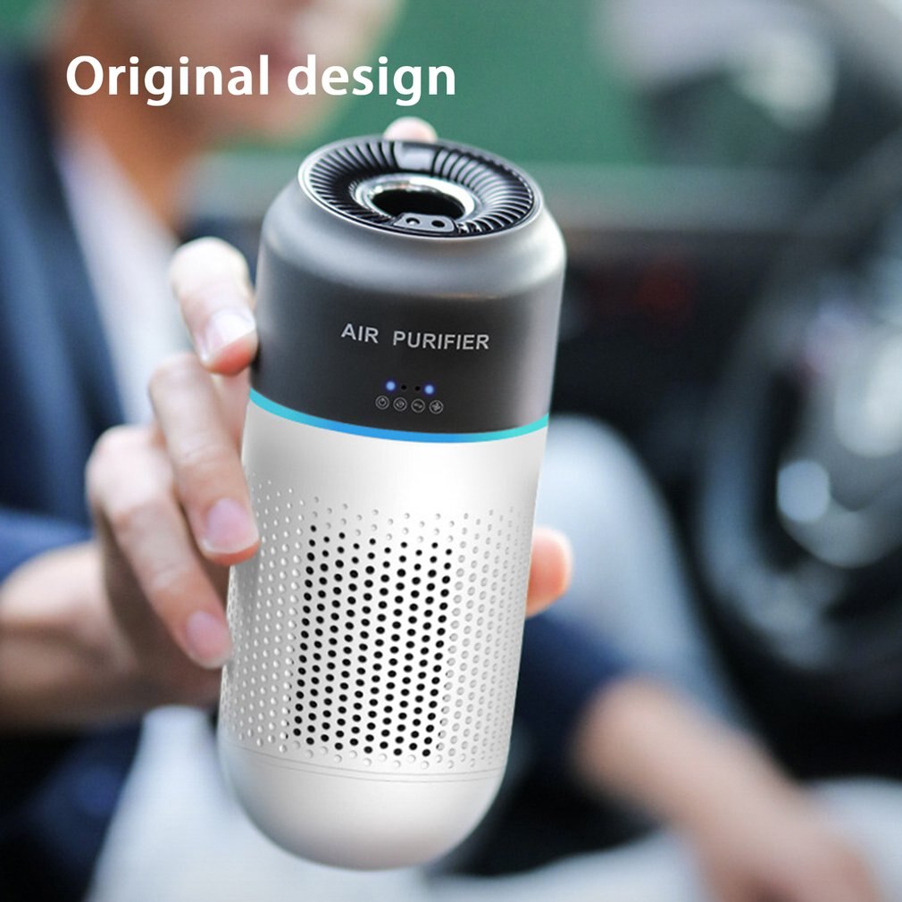 Portable Car Air Purifier Gestures Sensor Switch Eliminates Smoke Odor Cleaner Purification Machine For Home Car
