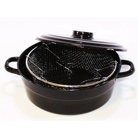Essan de fuego y no-Stick freidora Fry olla