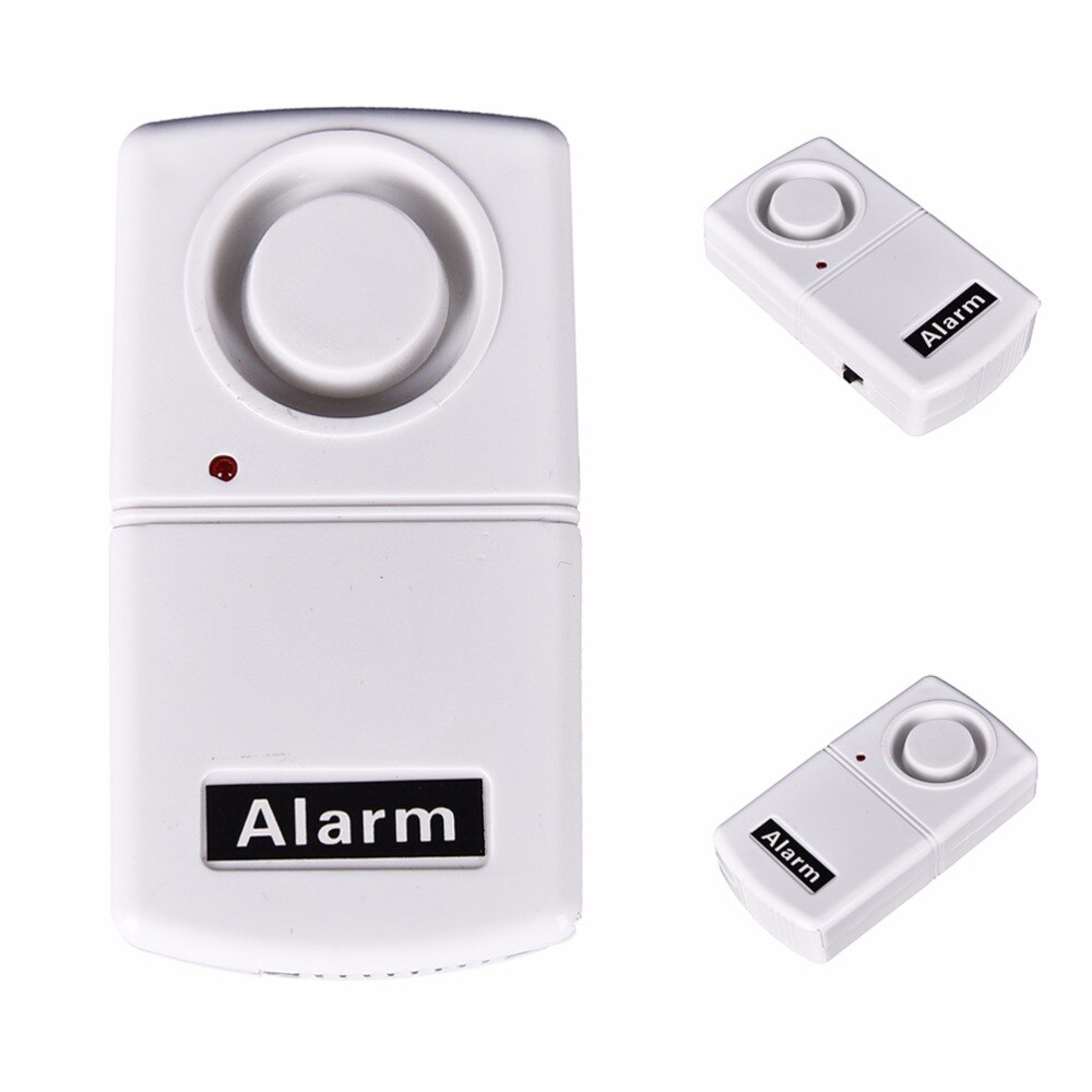 Mini Shock Trillingen Alarm Sensor Detector Anti-Diefstal Home Security Alarm Systems Voice Voor Deur Window Car 10*5*2.3 cm