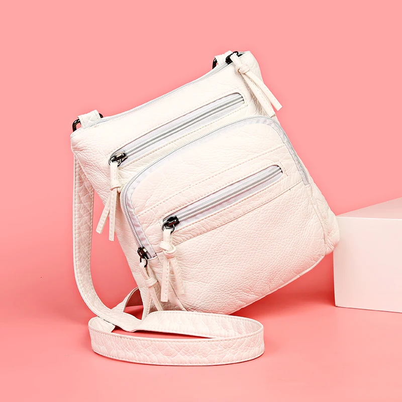 Women Bag Purses Flap Coin Purse Multi-Layer Casual Shoulder Bag PU Leather Women Luxury Shoulder Messenger Girl Crossbody Bags