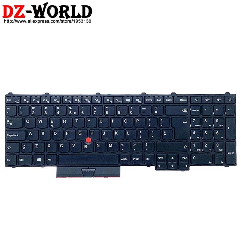 Originele Us Engels Big Enter Toetsenbord Voor Lenovo Thinkpad P70 P50 P71 P51 Laptop Backlight Teclado