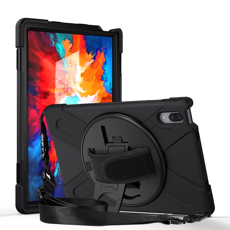 Barn stötsäkert kraftigt fodral för lenovo tab  p11 pro 11.5 tb j706f tab  p11 tb-j606f 11 &quot; axelrem för tablettskydd: Svart / För flik  p11