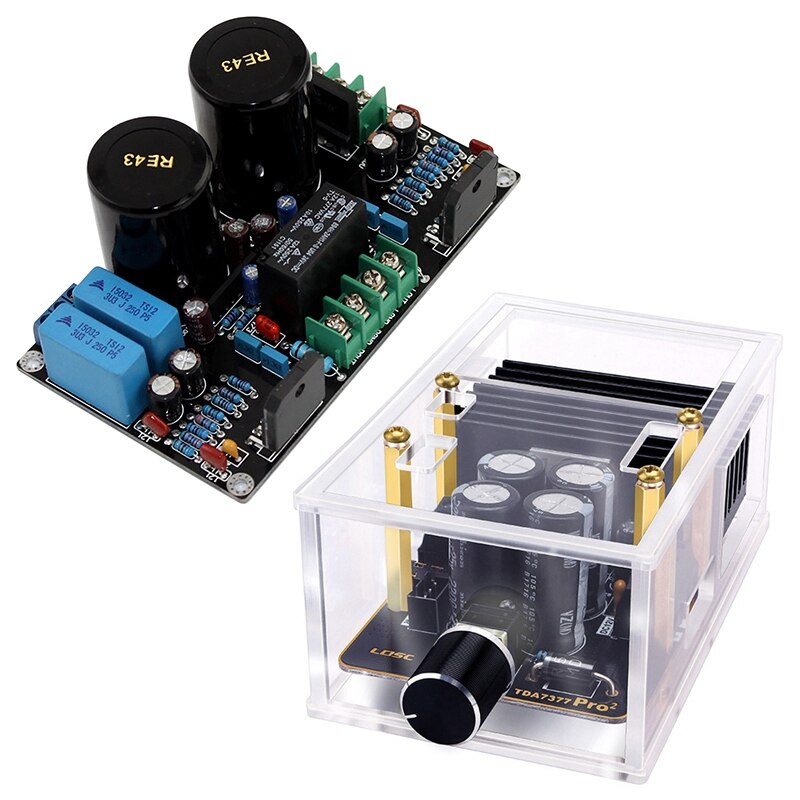 TDA7377 Digitale Versterker Audio Board 2X30W Stereo Klasse Ab Amplificator Met Versterker Board LM3886 Stereo 2.0: Default Title