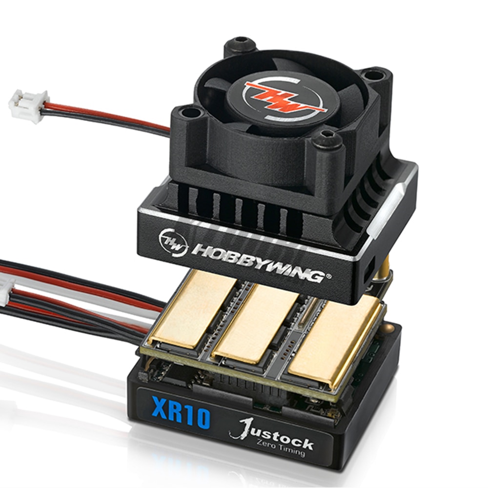Hobbywing Xerun XR10 Justock 60A Sensored Brushless ESC Speed Controller for 1/10th 1/12thTouring Car/Buggy