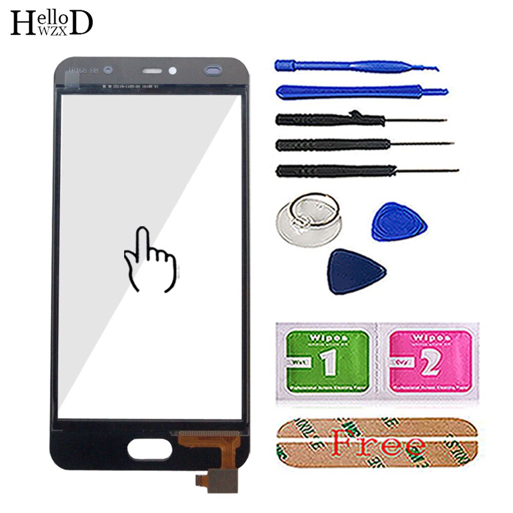 5,0 "Pantalla táctil móvil para Allcall Rio pantalla táctil Digititer Sensor Panel táctil cristal pantalla táctil frontal herramientas de vidrio pegamento 3M