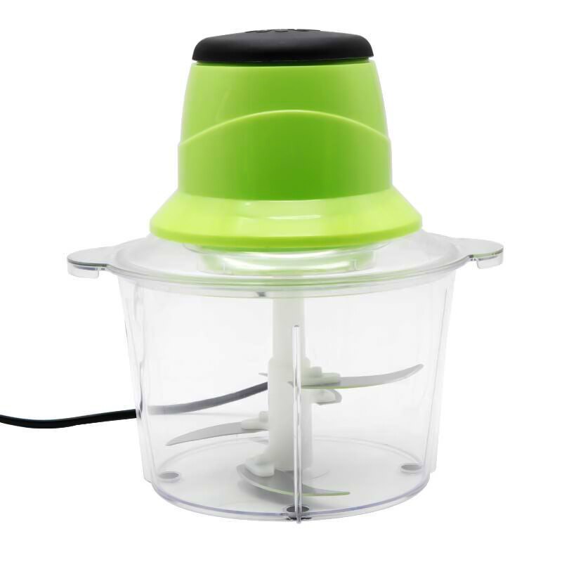 Kitchen 1.8L Meat Grinder Electric Mutifunction Food Processor Chopper Stainless Steel Blade Vegetable Chopper Blender Mincer: Default Title