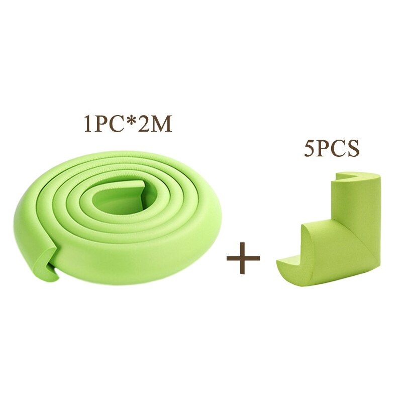 Baby Safety Corner Protector Home Edge Table Furniture Corner Baby Proof Protection Cover for Kids Child Safety Anticollision: Green A