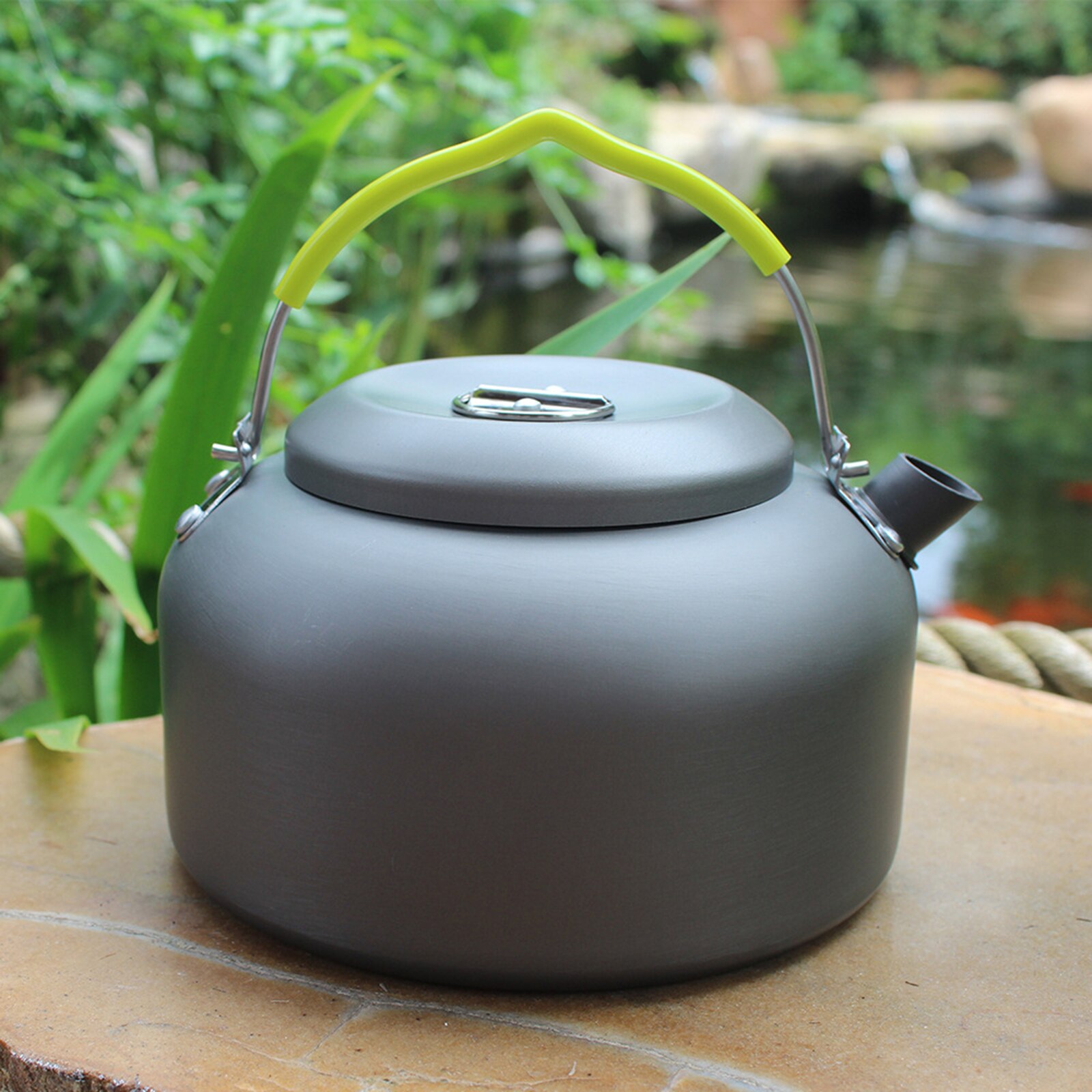 Camping Waterkoker Outdoor Draagbare Theepot Koffie Pot Open Vuur Kookgerei Voor Wandelen Camping Reizen Picnice Voor Kokend Water
