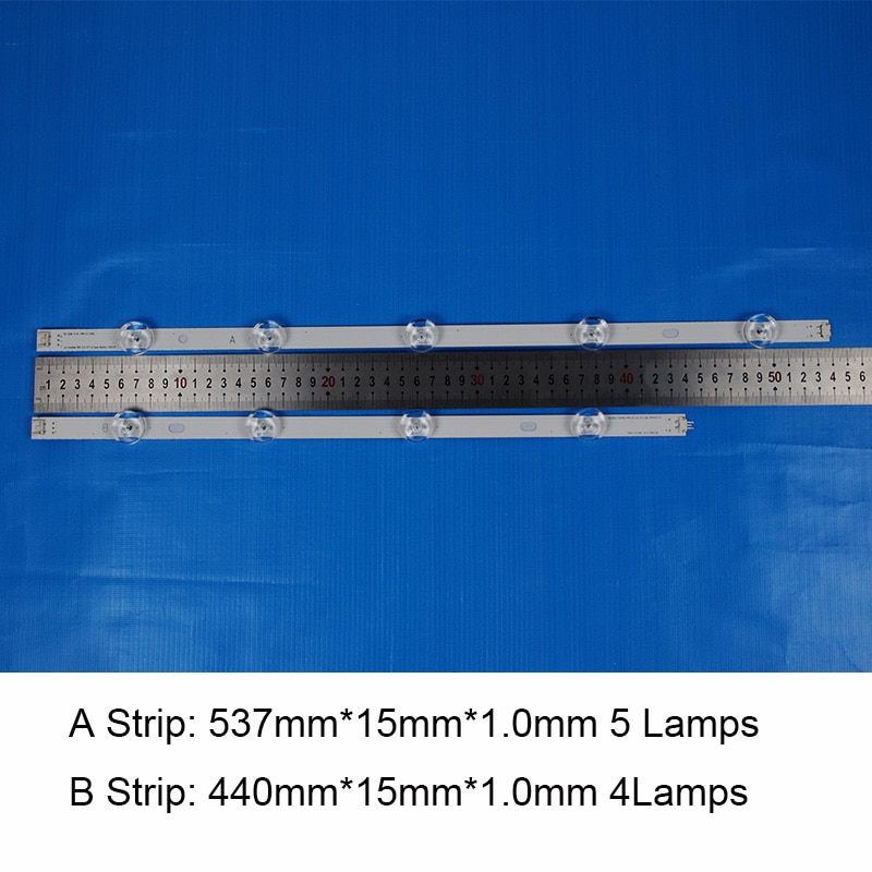 8 pièce/ensemble LED rétro-éclairage bande pour LG 47GB6500 47LB5830 innotek DRT 3.0 47 pouces TV rétro-éclairage LED bandes barres lampes tableau