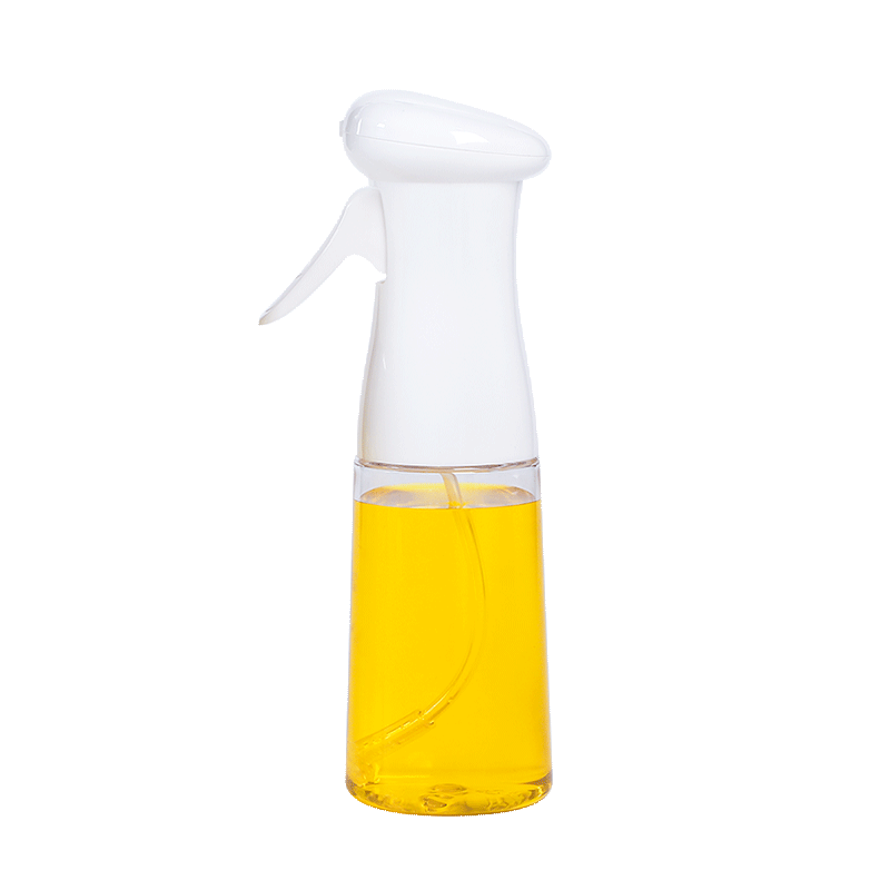 Aminno olie sprøjte flaske eddike sprøjte til madlavning grill bpa gratis salat sovsbåde 200ml plast spray spray flaske: Hvid
