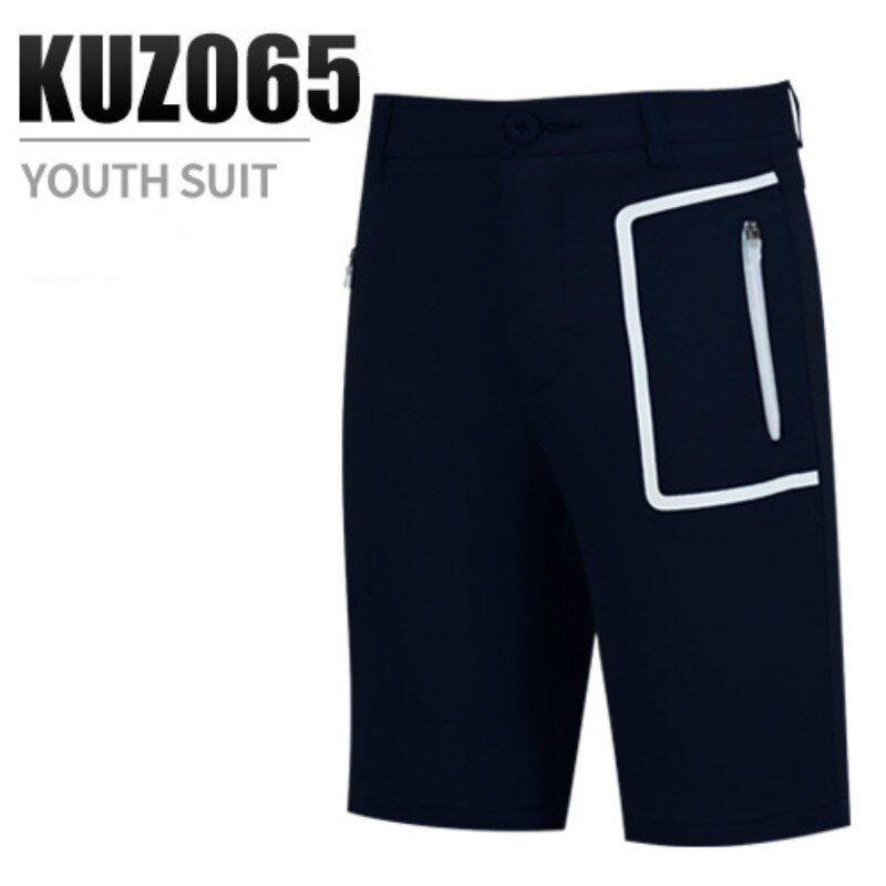 PGM Zomer Ademend kinderen Shorts Boys'Shorts Golf Kleding Sportkleding Korte Broek KUZ065: navy blue / M