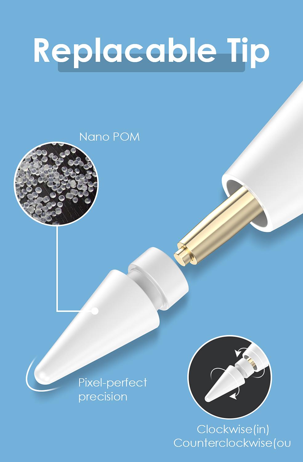 Capacitive Touch Screen iPad Pencil Active Stylus Apple Pencil 2 For Drawing For iPad 9.7 10.2 Air 3 10.5 iPad Pro 11 12.9