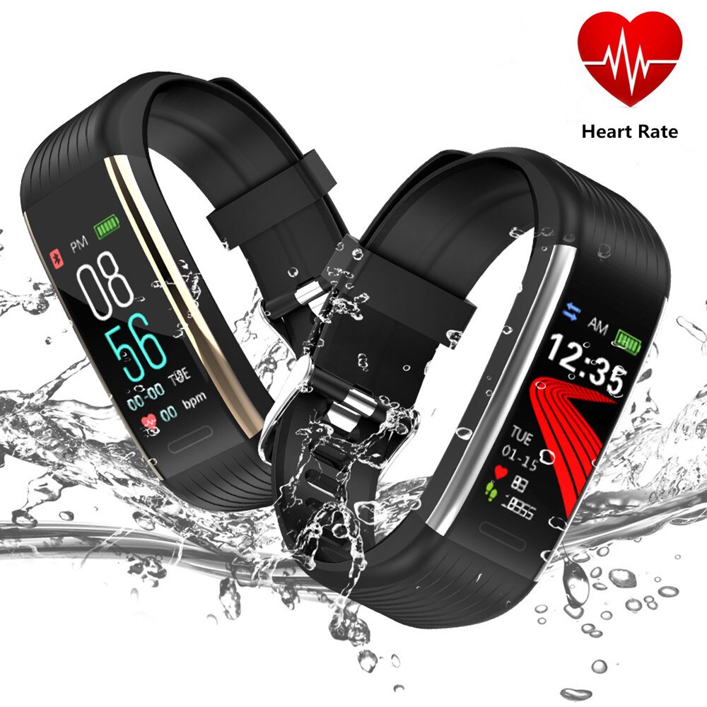 R1 smart armbånd skridttæller pulsmåler blodtryk fitness tracker sport vandtæt urbånd til huawei xiaomi ios