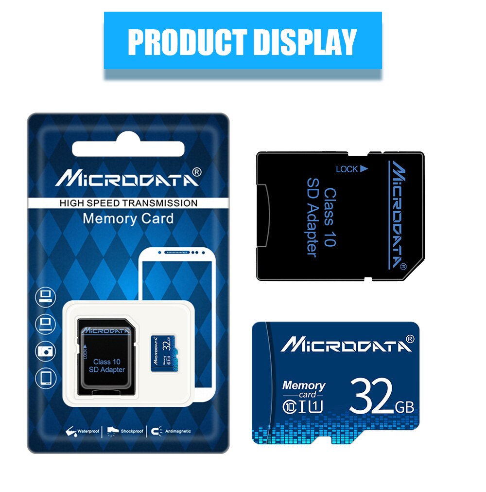 Micro SD Card 4gb 8GB 16GB 32GB 64GB 128gb 256gb Memory Card C 10 Mini SD Card SDHC SDXC TF Card with SD adapter