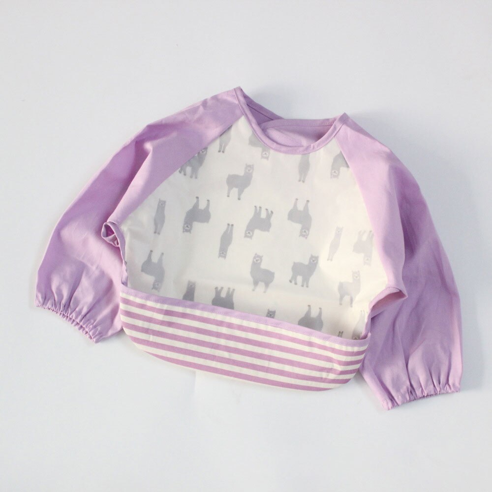 Bavaglini Cute Baby Manica Lunga Impermeabile Bambini Grembiule Grembiule di Alimentazione Grembiule Bavaglino Burp Vestiti Morbido Mangiare Bambino Baberos Bavoir Abbigliamento: NO 3