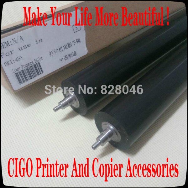 For Okidata B411 B412 B431 B432 Lower Pressure Roller,For Oki B411d B411dn B412dn B431d B431dn B432dn B512dn Lower Fuser Roller
