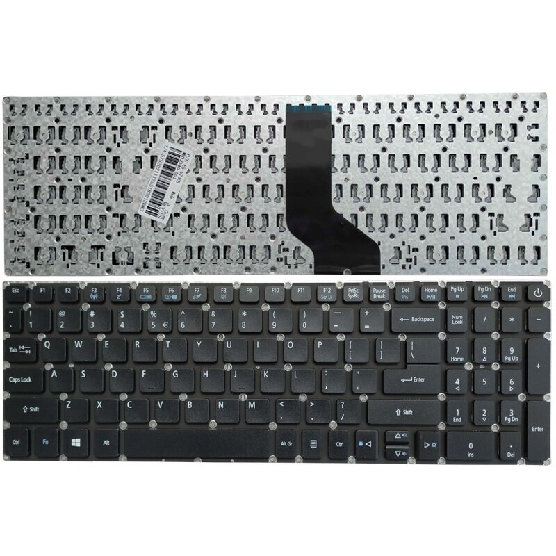 Us Keyboard Voor Acer Aspire E15 E5-576 E5-576G E5-576G-5762 E5-576G Zwart