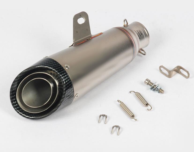 51mm 60mm Universal Motorcycle Exhaust Muffler Steel Pipe escape moto FOR gp project with DB killer gsxr 750 CBR10000 Z1000: a12-60mm