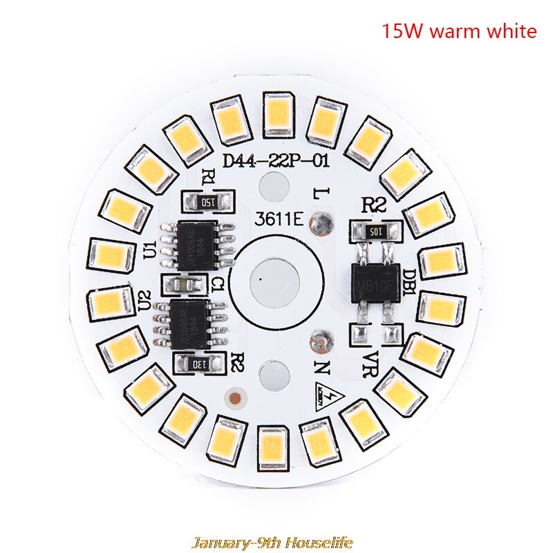 Lámpara de parche de bulbo LED, , módulo Circular de placa SMD, placa de fuente de luz para bombilla: Verde militar