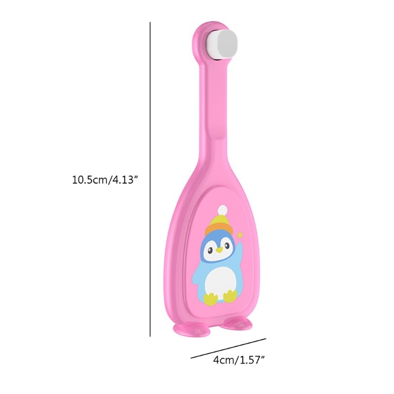 Spazzolino da denti per bambini setole morbide e sottili spazzolino da denti cartone animato spazzolino per la cura orale denti sbiancamento strumento di pulizia per bambini