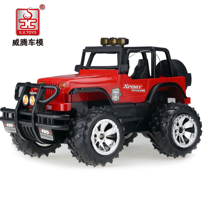 schnell-TRAK Fernbedienung Auto RC Auto SUV Modell für Jungen Geburtstagsgeschenk: rot mit 1 Batterie