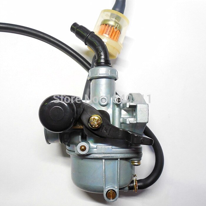 KEIHIN-carburateur avec accélérateur manuel, 19mm, PZ19, 50/70/90/110cc, Dirt bike, ATV, Quad, GY6