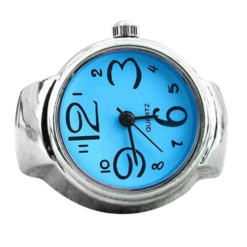 JewelryWe Vingerhorloge voor dames, elastisch ringhorloge