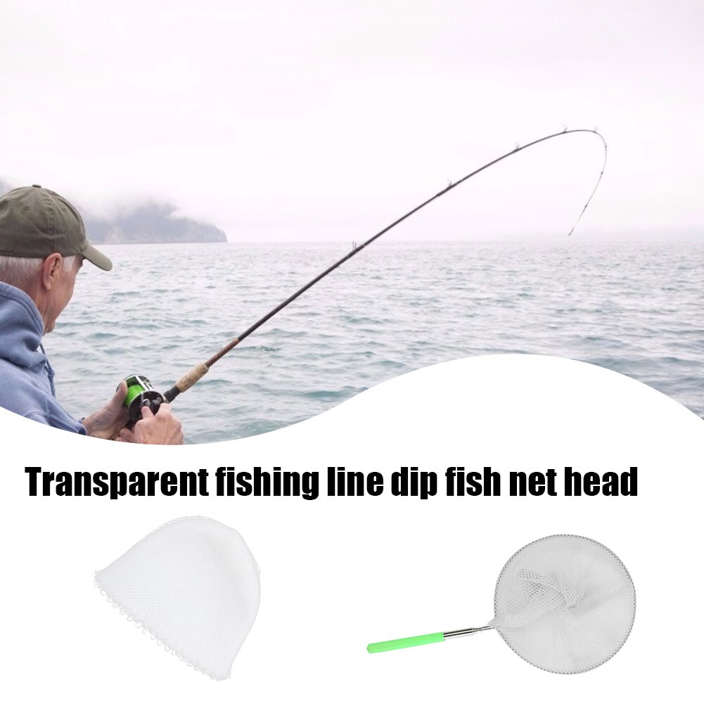 Nylon Fishing Nets Collapsible Mesh Hole Folding Dip Net Cage Outdoor Fishing Tools Tackle Equipment for Fisherman