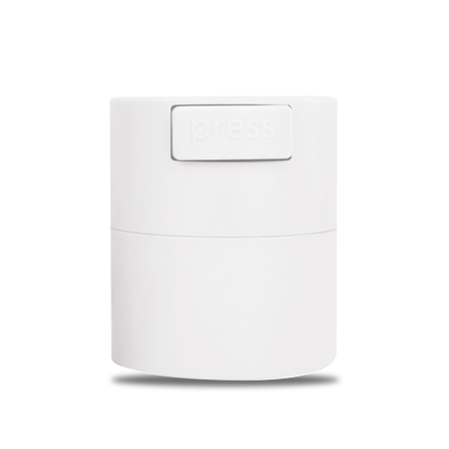 NATUHANA Wimperlijm Opslagtank Houder Container Zelfklevende standaard Verzegelde pot Cosmetische accessoires: WHITE