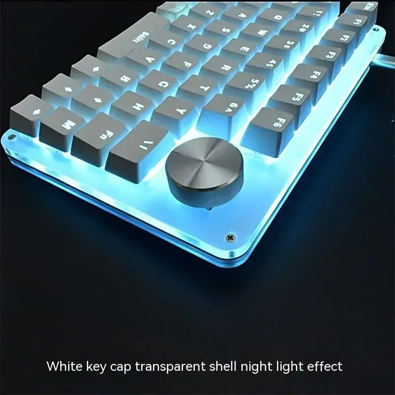 Mini teclado mecánico G50 Mk45, perilla de teclado numérico RGB, teclado de programación Macro, accesorios ergonómicos, de dibujo, de oficina
