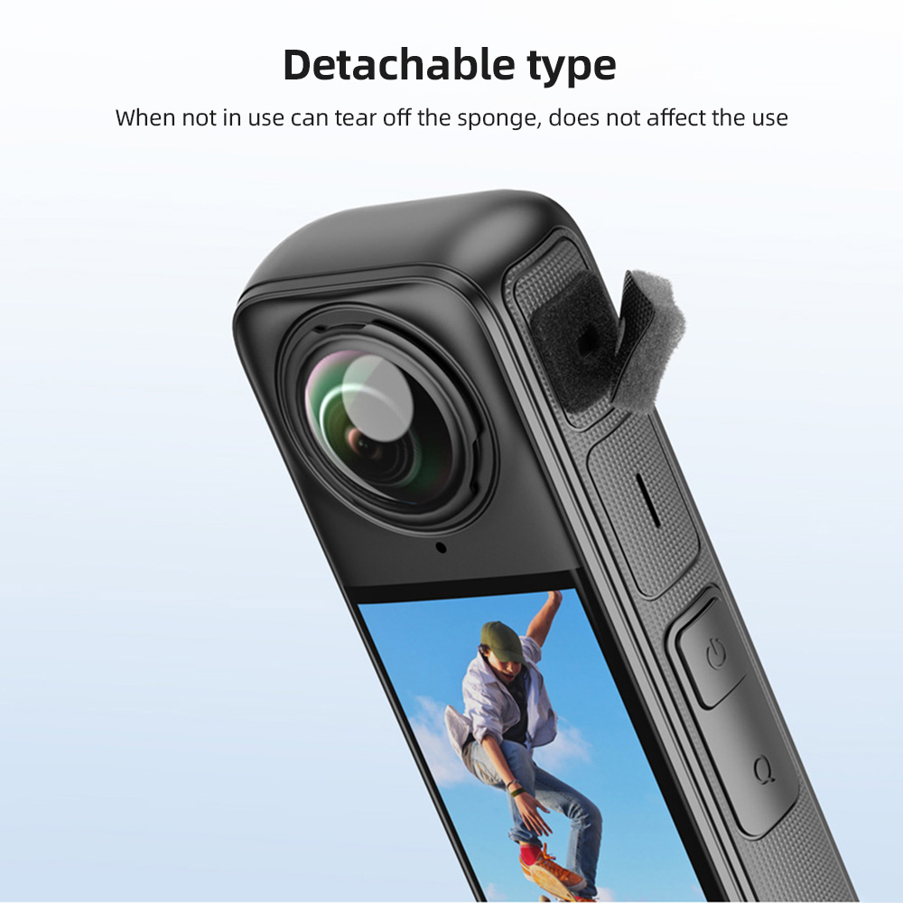 VRIG Mic Wind Mof Microfoon Voorruit Microfoon Voorruit Vervanging voor Insta360 X4/X3 Accessoires
