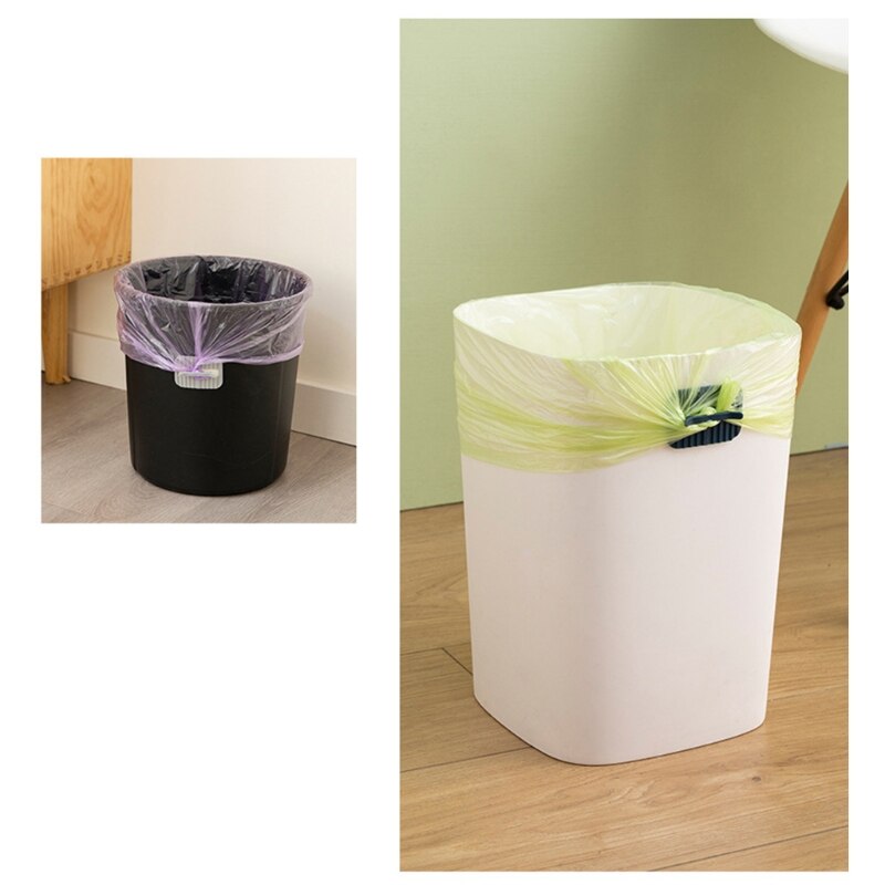 Garbage Bag Fixing Clip Anti-skid Waste Bucket Side Retainer Trash Can Bin Bag Clamp Lock Holde