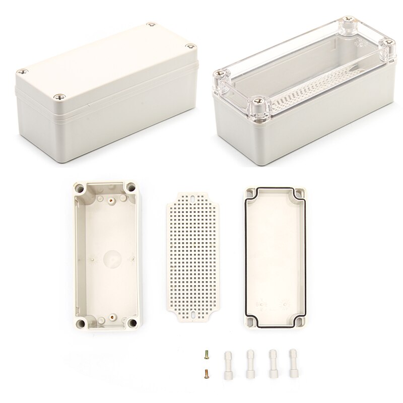 IP67 180*80*70MM size waterproof ABS plastic diy terminal junction box case enclosure housing for electronic with mounting board