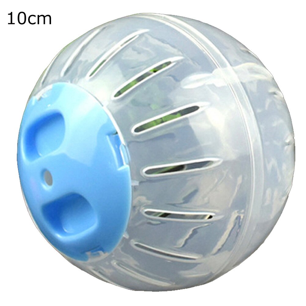 Plastic Outdoor Sport Bal Grounder Rat Kleine Huisdier Knaagdieren Muizen Jogging Bal Speelgoed Hamster Gerbil Rat Oefening Ballen Spelen Speelgoed: Blue-10cm