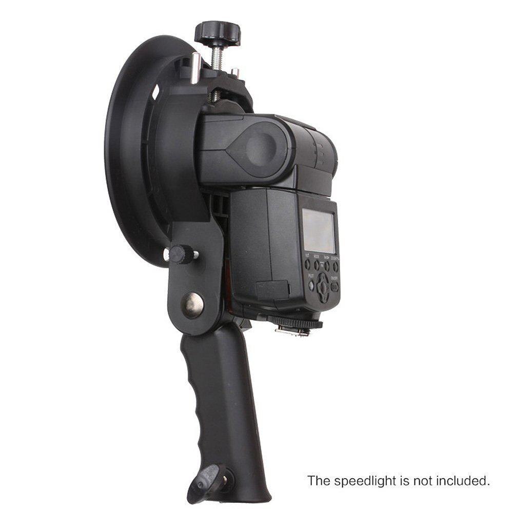 S-type brakett bowens s monteringsholder for speedlite flash fotostudio tilbehør snoot softbox paraply bowens monteringsholder