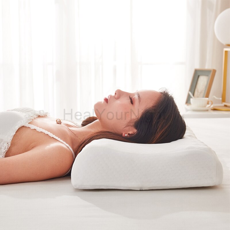 Natural Latex Pillow Orthopedic Massage Neck Cervical Spine Protected for Sleeping Latex Pillow Neck Pillows Pillow Slow Rebound