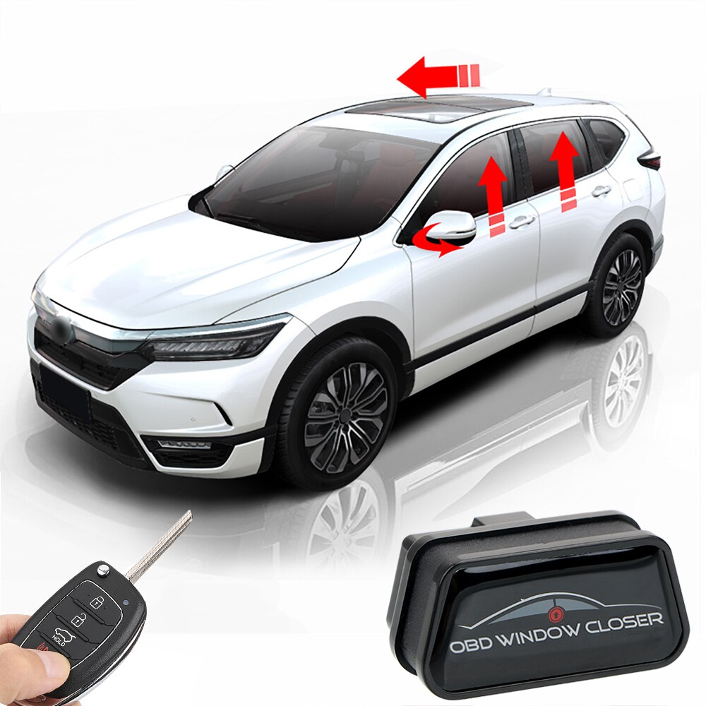 Controlador OBD LEEPEE, dispositivo de ventana de cierre automático, Control remoto, ventana de coche, cerrar ventanas de pausa abiertas, accesorios de coche